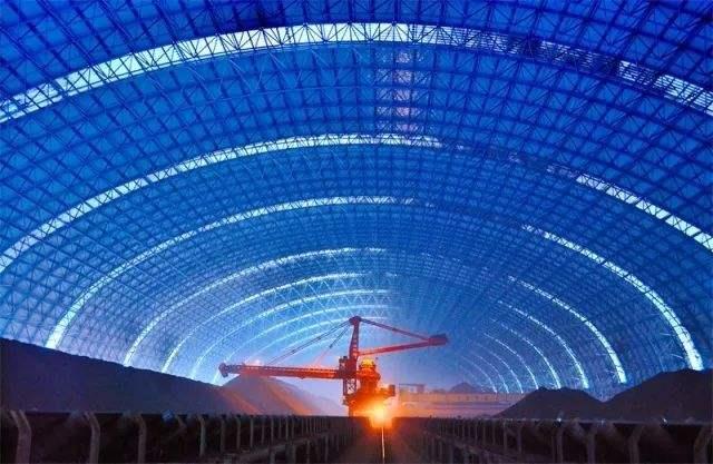 和平亿优钢构工程师为您解析原料场封闭技术的特点和类型